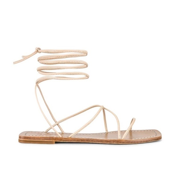 RAYE Grey Sandal in Nude Size 6.5 - Picture 1 of 10